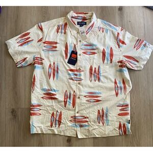 COVA Men’s XL UCSD Luau & Legends of Surfing Invitational Hawaiian Shirt